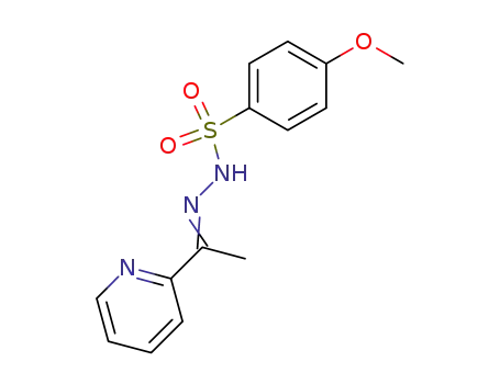 4-methoxy-N'-(1-pyridin-2-ylethylidene)benzenesulfonylhydrazide