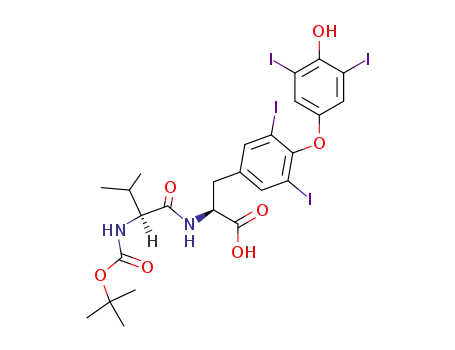 N-(t-butoxycarbonyl)-L-valyl-L-thyroxine