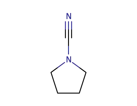 Molecular Structure of 1530-88-7 (1-Cyanopyrrolidine)