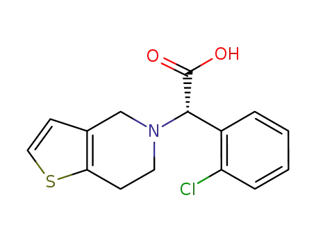 Molecular Structure of 144457-28-3 (Clopidogrel carboxylic acid)