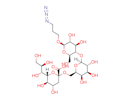 3-azidopropyl O-(3-deoxy-D-glycero-α-D-galacto-2-nonulopyranosylonic acid)-(2->6)-O-β-D-galactopyranosyl-(1->4)-β-D-glucopyranoside