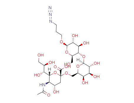 3-azidopropyl O-(5-acetamido-3,5-dideoxy-D-glycero-α-D-galacto-2-nonulopyranosylonic acid)-(2->6)-O-β-D-galactopyranosyl-(1->4)-β-D-glucopyranoside