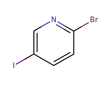 Molecular Structure of 73290-22-9 (2-Bromo-5-iodopyridine)