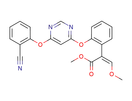 methyl (E)-2-[2-[6-(2-cyanophenoxy)pyrimidin-4-yl]oxyphenyl]-3-methoxyprop-2-enoate