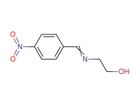Molecular Structure of 19394-08-2 (2-{[(E)-(4-nitrophenyl)methylidene]amino}ethanol)