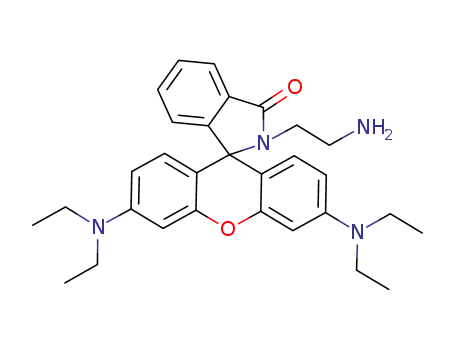 Molecular Structure of 950846-89-6 (2-(2-Aminoethyl) Rhodamine B amide)