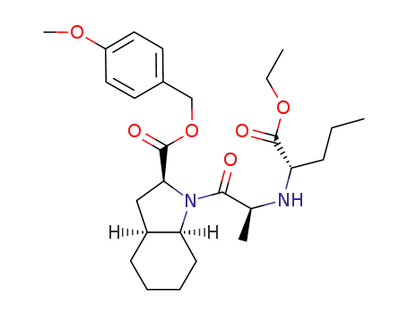 (2S,3aS,7aS)-1-{2-[1-(ethoxycarbonyl)-(S)-butylamine]-(S)-propionyl}octahydroindole-2-carboxylic acid 4-methoxybenzyl ester