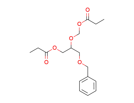Molecular Structure of 194204-51-8 (1-Propanol, 2-[(1-oxopropoxy)methoxy]-3-(phenylmethoxy)-,
propanoate)