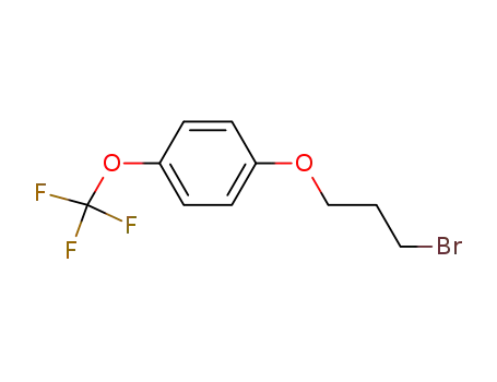 Molecular Structure of 102793-82-8 (Benzene, 1-(3-bromopropoxy)-4-(trifluoromethoxy)-)