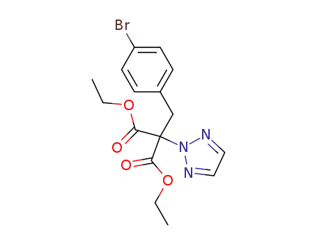 2-(4-bromo-benzyl)-2-[1,2,3]triazol-2-yl-malonic acid diethyl ester