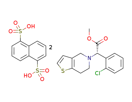 clopidogrel 1,5-naphthalenedisulfonate