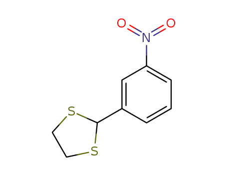 Molecular Structure of 23229-30-3 (2-(3-nitrophenyl)-1,3-dithiolane)