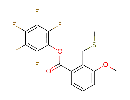 pentafluorophenyl 2-(methylthiomethyl)-3-methoxybenzoate