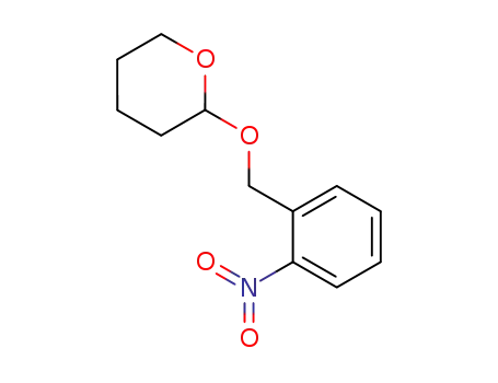 Molecular Structure of 18483-88-0 (2H-Pyran, tetrahydro-2-[(2-nitrophenyl)methoxy]-)