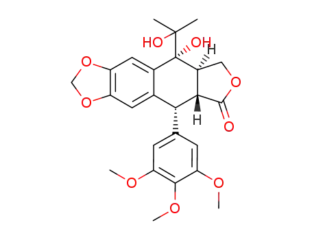 7β-(2-hydroxyprop-2-yl)podophyllotoxin