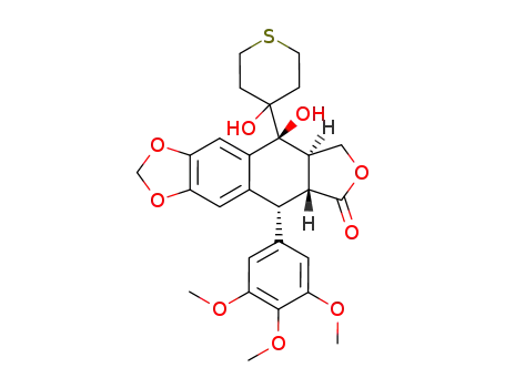 7α-(4-hydroxytetrahydrothiopyran-4-yl)epi-podophyllotoxin