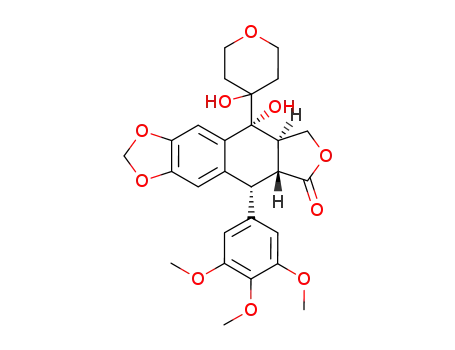 7β-(4-hydroxytetrahydropyran-4-yl)podophyllotoxin