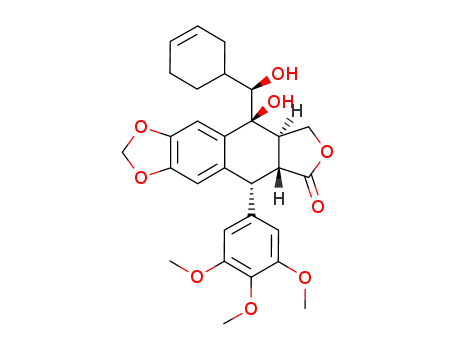 7α-[(1R)-1-cyclohex-3-enyl-1-hydroxymethyl]epi-podophyllotoxin