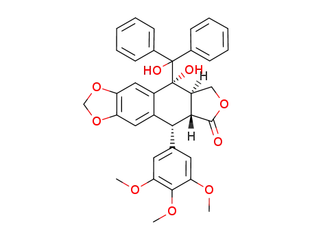7β-(1-hydroxy-1,1-diphenylmethyl)podophyllotoxin