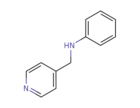 Molecular Structure of 3034-32-0 (Phenyl-pyridin-4-ylmethyl-amine)