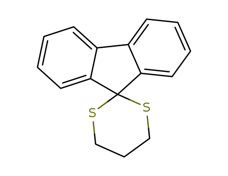 Molecular Structure of 165-06-0 (Spiro[1,3-dithiane-2,9'-[9H]fluorene])