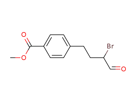 4-(3-bromo-4-oxobutyl)benzoic acid methyl ester