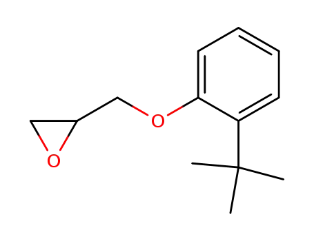 Molecular Structure of 40786-25-2 (1-tert-butyl-2-(2,3-epoxypropoxy)benzene)