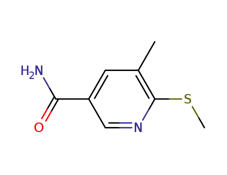 5-methyl-6-methylthio-3-pyridinecarboxamide