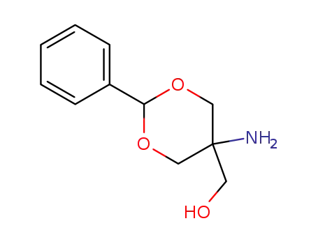 Molecular Structure of 51430-74-1 ((5-amino-2-phenyl-1,3-dioxan-5-yl)methanol)