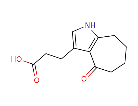 3-(4-oxo-1,4,5,6,7,8-hexahydrocyclohepta[b]pyrrol-3-yl)propanoic acid