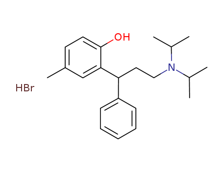 Phenol,2-[3-[bis(1-methylethyl)amino]-1-phenylpropyl]-4-methyl-, hydrobromide (1:1)