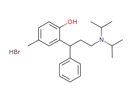 Molecular Structure of 837376-36-0 (Tolterodine hydrobromide)