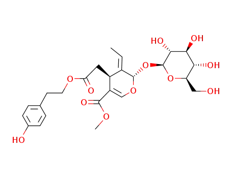 Methyl (4S,5Z,6S)-5-ethylidene-4-[2-[2-(4-hydroxyphenyl)ethoxy]-2-oxoethyl]-6-[(2S,3R,4S,5S,6R)-3,4,5-trihydroxy-6-(hydroxymethyl)oxan-2-yl]oxy-4H-pyran-3-carboxylate