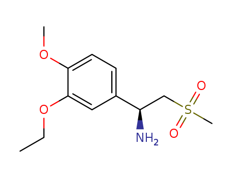 (1S)-1-(3-ethoxy-4-methoxyphenyl)-2-methylsulfonylethanamine