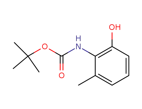 Molecular Structure of 177342-60-8 (TERT-BUTYL 2-HYDROXY-6-METHYLPHENYLCARBAMATE)