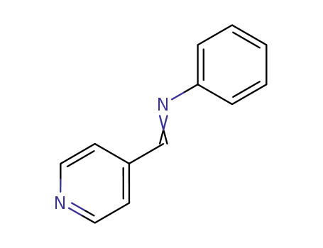 Molecular Structure of 27768-46-3 (N-[(4-Pyridinyl)methylene]aniline)