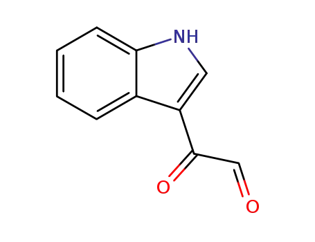 Molecular Structure of 7269-72-9 (1H-Indole-3-acetaldehyde, a-oxo-)