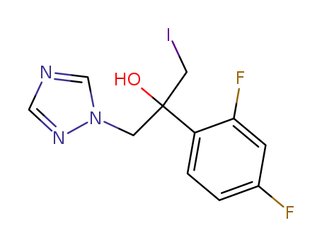 2-(2,4-difluorophenyl)-1-(1H-1,2,4-triazolo-1-yl)-3-iodopropane-2-ol