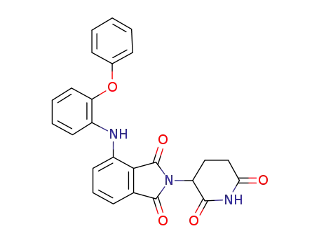 4-(2-phenoxyphenylamino)-2-(2,6-dioxopiperidin-3-yl)isoindole-1,3-dione