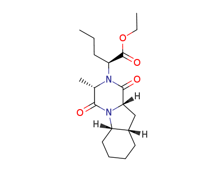 (S)-Ethyl 2-((3S,5aS,9aS,10aS)-3-methyl-1,4-dioxodecahydropyrazino[1,2-a]indol-2(1H)-yl)pentanoate ,95%