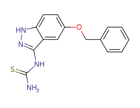 N-[5-(benzyloxy)-1H-indazol-3-yl]thiourea