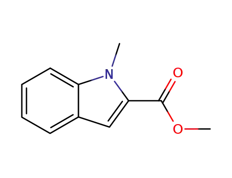 Molecular Structure of 37493-34-8 (methyl 1-methyl-1H-indole-2-carboxylate)