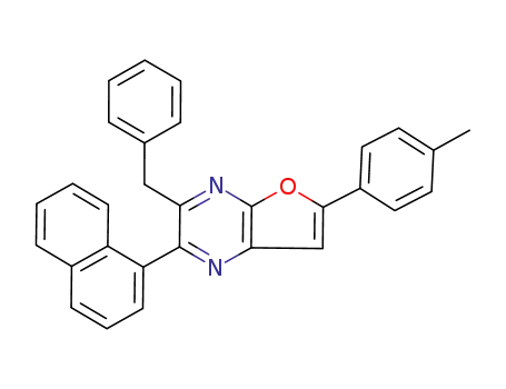 3-benzyl-2-(naphthalen-1-yl)-6-p-tolylfuro[2,3-b]pyrazine