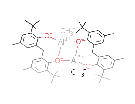 bis[Al(methyl)(2,2'-methylenebis(6-tert-butyl-4-methylphenolato))] complex