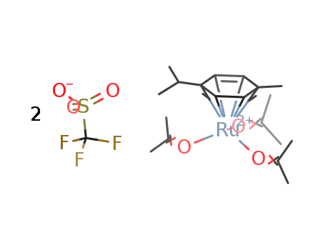 [Ru(η(6)-cymene)(acetone)3](CF3SO3)2