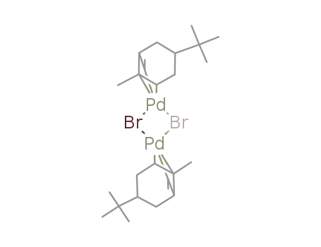 μ-dibromo bis-(1,2,6-η3-4-t-butyl-1-methylcyclohexenyl) dipalladium