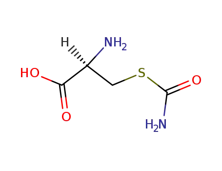 Molecular Structure of 2072-71-1 (S-CARBAMYL-L-CYSTEINE)