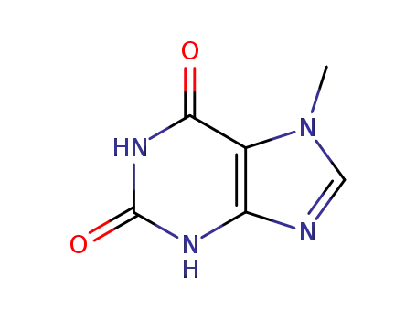Molecular Structure of 552-62-5 (7-METHYLXANTHINE)