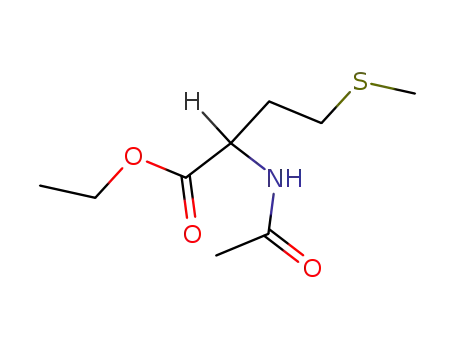Molecular Structure of 33280-93-2 (ETHYL 2-(ACETYLAMINO)-4-(METHYLSULFANYL)BUTANOATE)