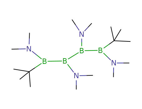 1,4-di-tert-butyl-1,2,3,4-tetrakis(dimethylamino)tetraborane(6)